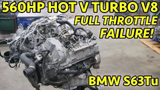 LOCKED UP 560HP BMW M5 S63Tu HotV Turbo V8 Teardown What Killed This Engine At Just 102K Miles [upl. by Nissa]