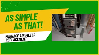 Replace your own Furnace Air Filter [upl. by Perrin602]