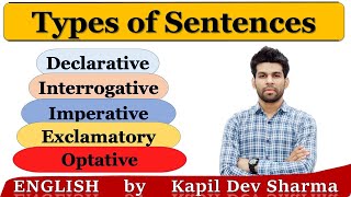 Types of Sentences along with Sentence Problems in English Grammar by Kapil Dev Sharma [upl. by Dalton431]