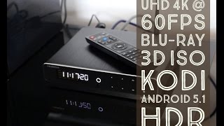 HiMedia Q10 Pro  HDMI 20a UHD60fps Bluray 3D ISO Kodi [upl. by Terena7]