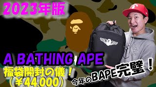 BAPE福袋開封の儀！！プラス69000円！？【2023年版】 [upl. by Ardnasirk]