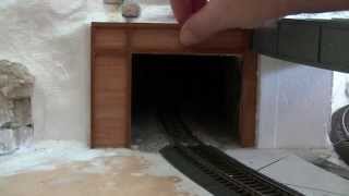 Making HO scale tunnel portals for the layout [upl. by Wiskind]