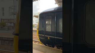 GWR class 166 thrashes out of the station with a noisy departure on the Paignton service166211 DMU [upl. by Glenda841]