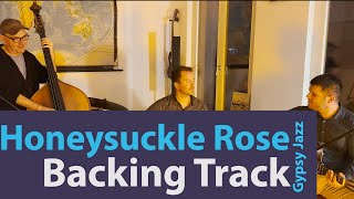 Honeysuckle Rose backing track in F [upl. by Akerdnahs118]