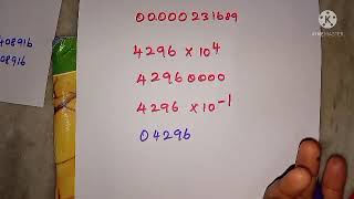 Scientific notation to decimaldecimal to scientific notation [upl. by Cassondra]