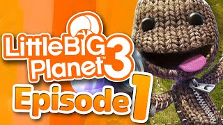 Little Big Planet 3 Part 01  Prologue 4Player [upl. by Ellak]