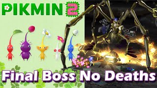 Pikmin 2 Final Boss No Deaths Titan Dweevil HD Nintendo Switch Gameplay [upl. by Rame]