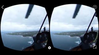 Helicopter flight VR box 360 video [upl. by Ahter323]