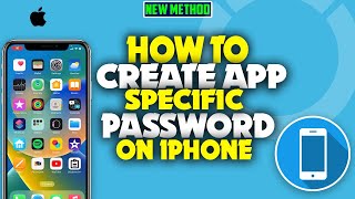 how to create app specific password on iPhone 2023 [upl. by Yreneh437]