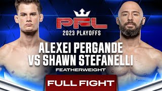 Alexei Pergande vs Shawn Stefanelli  PFL 9 2023 [upl. by Trawets]