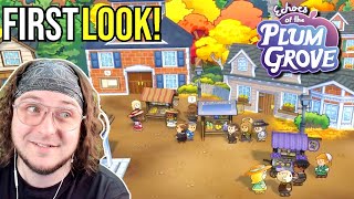 BEST Looking Cozy Farm Simulator FIRST LOOK at Echoes of the Plum Grove [upl. by Airdna295]