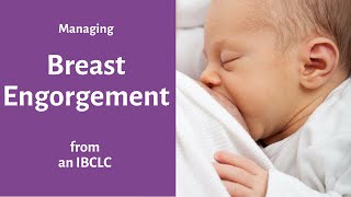 Breast engorgement postpartum  relief for sore breasts and hard breasts breastfeeding [upl. by Asoral386]