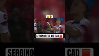 Sergino Dest Don’t care 🟥🤯🤦🏾‍♂️ shorts football viral [upl. by Liliane]