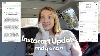 Instacart Shopper UPDATES  Q and A [upl. by Chapnick]