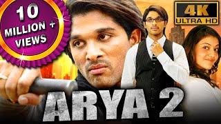 Arya 2 4K  Allu Arjun Blockbuster Romantic Action Film  Kajal Aggarwal Navdeep Brahmanandam [upl. by Norha]