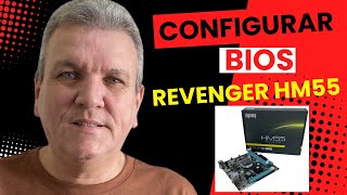 COMO CONFIGURAR A BIOS DA PLACA MÃE REVENGER HM55 CORRETAMENTE BOOT USB DATA E HORA [upl. by Llerrem]