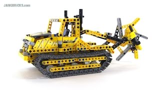 LEGO Technic 42028 alternate build  Wheel Trencher [upl. by Edin]