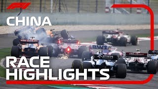 2019 Chinese Grand Prix Race Highlights [upl. by Eerolam]