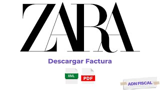 ZARA Facturación  Como facturar tus tickets de ZARA [upl. by Aralk]