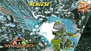 Stealing Ice Wyvern Eggs On A Deinonychus Feathered Raptor  Ark Valguero DLC Gameplay [upl. by Aprile]