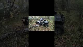 Jeter and the Four Wheeler Gets Stuck  Pt 2 [upl. by Suravart]