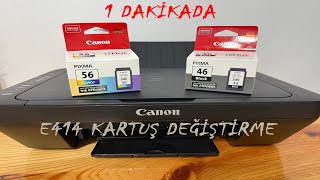 Canon Yazıcı Kartuş Değiştirme  Canon E414 [upl. by Auberta]