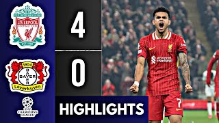 Liverpool VS Bayer Leverkusen  Highlights  Champions League  6 November 2024 [upl. by Anaeed]