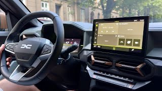 New DACIA DUSTER 2024  DRIVING in the city 4X4 mild hybrid [upl. by Janine]