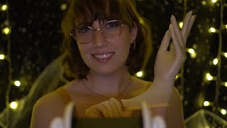 🧤 ASMR Ear Massage Latex Gloves amp Cupping With amp Without Oil Hand Sounds Crinkles [upl. by Marie-Jeanne]