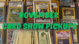 November 2024 Card Show Pickups [upl. by Mandych]