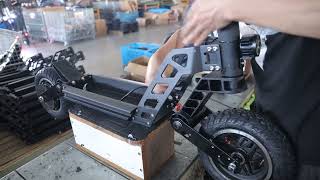 Kugoo G2 Pro Electric Scooter Production and Assembly [upl. by Prudence]