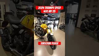 2024 TRIUMPH Speed 400 my 25 is coming soon triumph automobile motodetails [upl. by Yssej330]