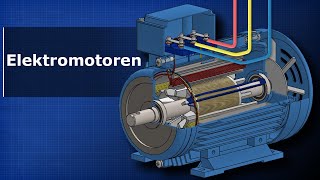 Wie Elektromotoren funktionieren Drehstrommotoren Dreiphasen Wechselstrommotor Induktionsmotor [upl. by Fry346]