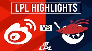 WBG vs AL Highlights ALL GAMES  LPL 2024 Summer  Weibo Gaming vs Anyone’s Legend [upl. by Taffy478]