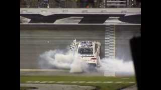 Jimmie Johnsons Coke Zero 400 Burnout [upl. by Annaoi]