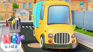 Le Camion Poubelle chanson 🚚 HeyKids  Comptines pour bébé [upl. by Klapp]