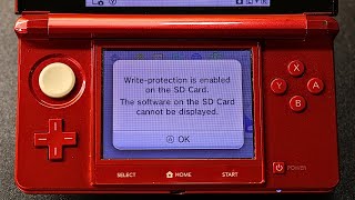 Nintendo 3DS SD Card Error Fix  Write Protection Enabled  Nintendo Restoration [upl. by Reider]