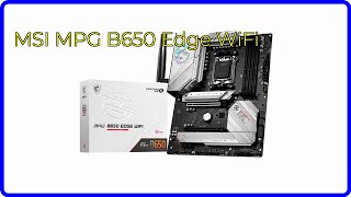 REVIEW 2024 MSI MPG B650 Edge WiFi ESSENTIAL details [upl. by Eneleh]