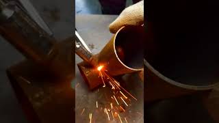 HighEfficiency Laser Welding for Rusty Pipes shorts craftsman welding [upl. by Meean]