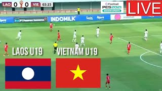 vietnam vs laos live  aff u19 2024  LIVESCORE AI [upl. by Isa]