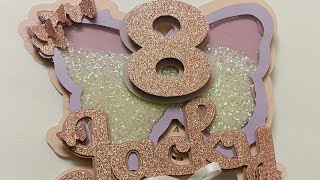 Shaker topper tutorial butterfly 🦋 party decorations Diy [upl. by Joash]