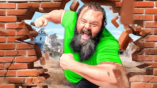 5 UNBREAKABLE Houses vs World’s Strongest Man [upl. by Suhcnip]