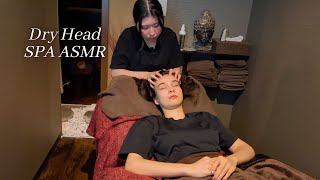 ASMR I got Migraine Healing Head SPA in Tokyo Japan soft spoken [upl. by Shirah]