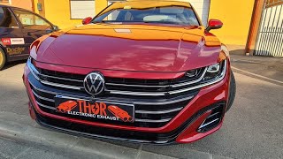 VW ARTEON 2021 THOR EXHAUST EXCLUSIV PROIECT DEOARCE ESTE PRIMUL ARTEON 2021 CU EVACUARE THOR [upl. by Ahsilram]