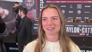 ‘I THINK KATIE WINS CLEARLY’  Skye Nicolson Predicts SerranoTaylor 2 and Talks Being World Champ [upl. by Waylen]