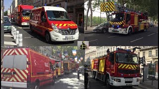 Convoi Sapeurs Pompiers Lyon [upl. by Halbeib86]