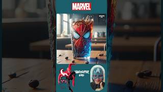 Marvel Super Heroes but a Cold Drink marvel avengers dc shorts [upl. by Lubba]