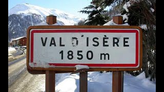 4K Val D Isere Resort Skiing Showing the village and a few ski runs [upl. by Scoles704]