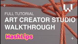 How to use Art Creator Studio by Hashlips  TUTORIAL [upl. by Aikyn]