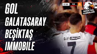 GOL Immobile Galatasaray 01 Beşiktaş  Süper Kupa [upl. by Anirbaz889]